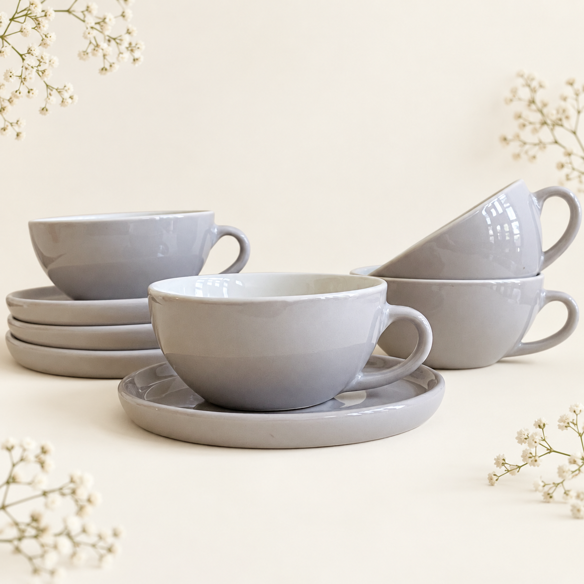320 ml - Moon Café Cup & Saucer Set