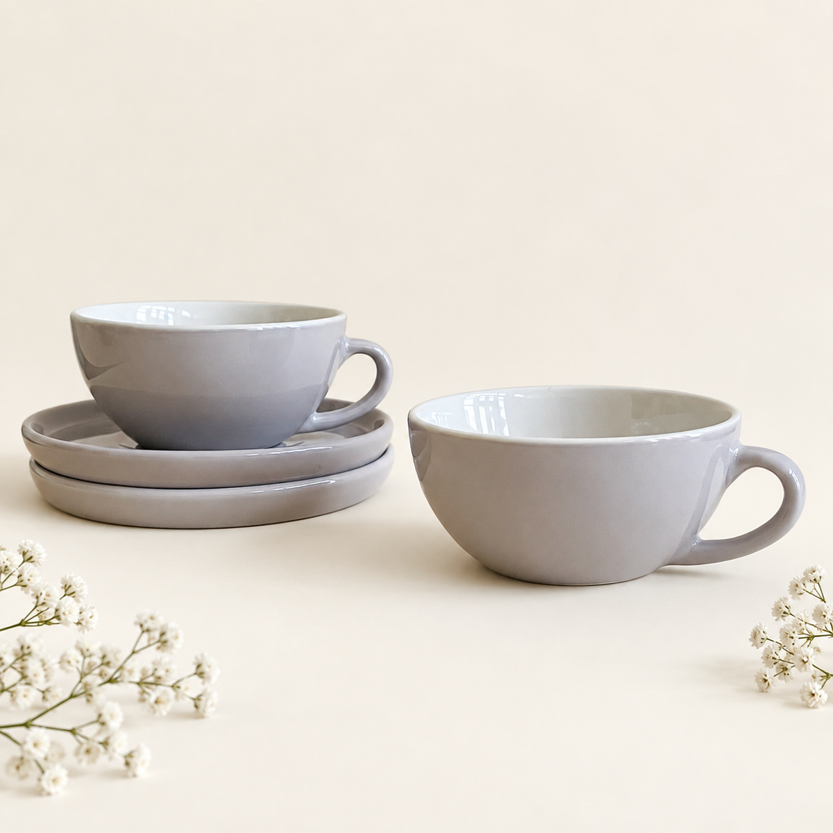 320 ml - Moon Café Cup & Saucer Set