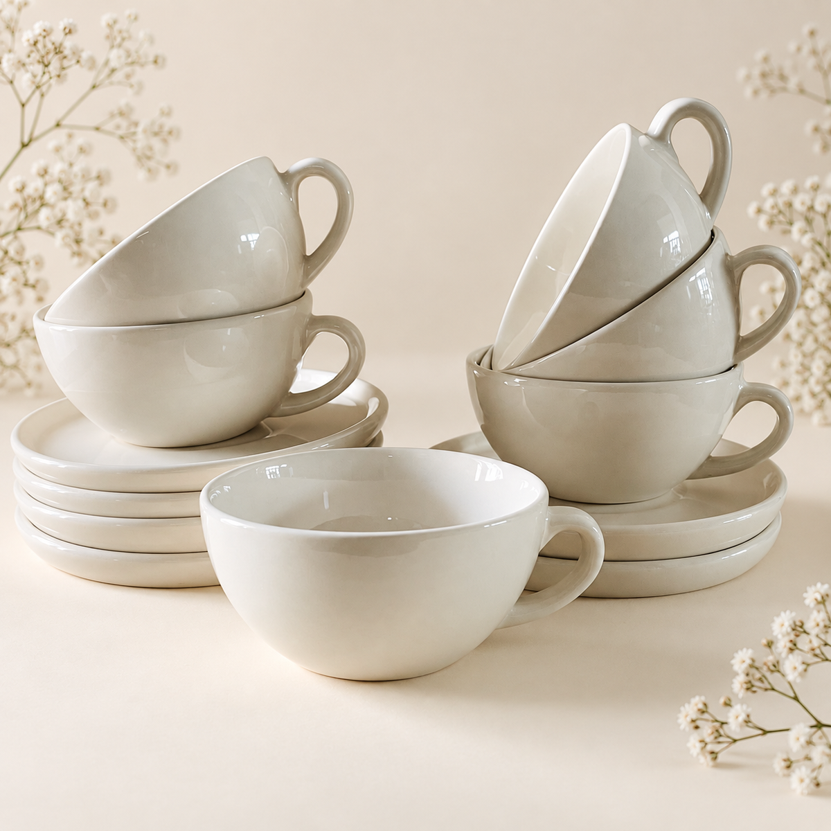 240 ml - Moonlight Latte Cup & Saucer Set