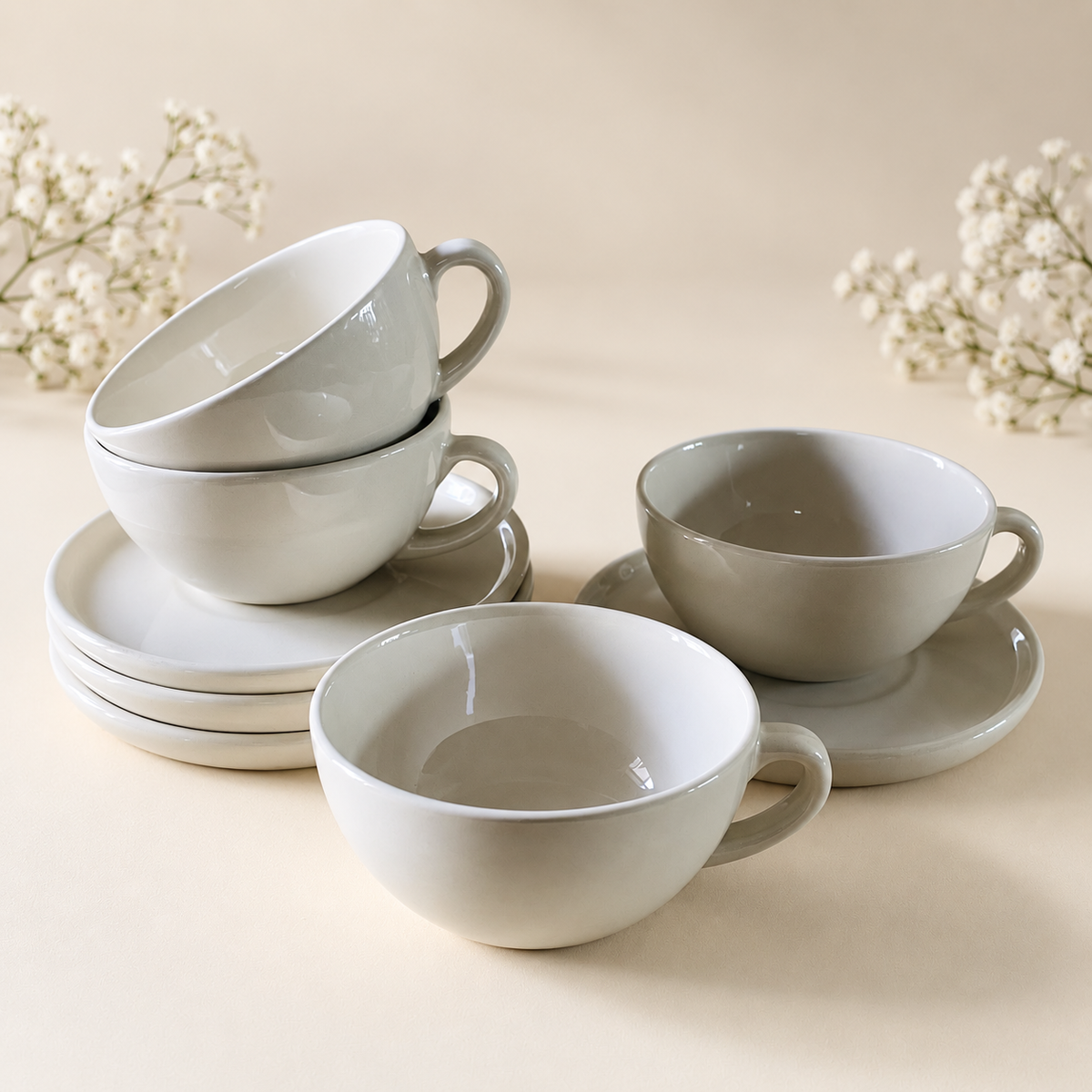 240 ml - Moonlight Latte Cup & Saucer Set