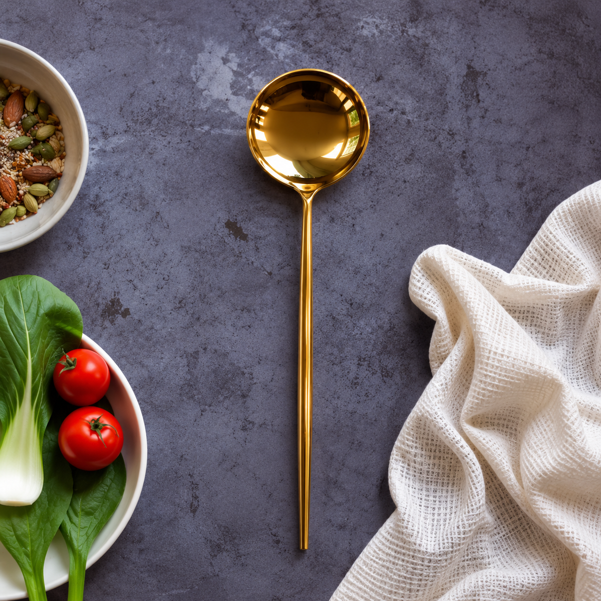 Aurum Serving Spoon Set (Set of 6)