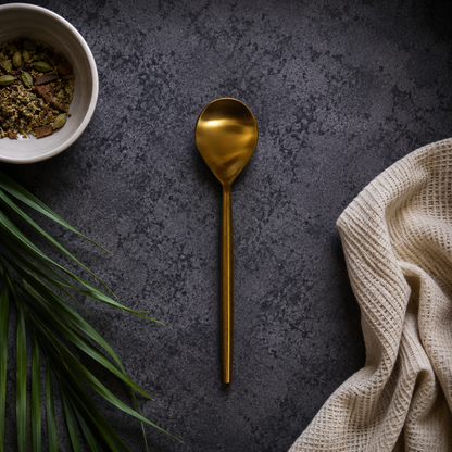 Gold Matte Cutlery Set