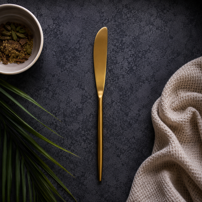 Gold Matte Cutlery Set