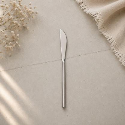 Silvery Glossy Cutlery Set (Set of 5)