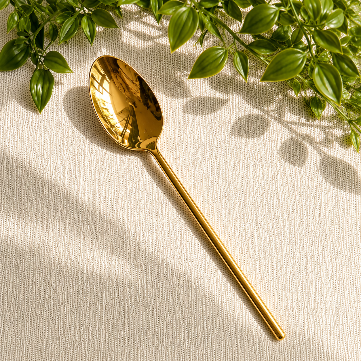 Gold Glossy Cutlery Set