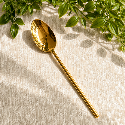 Gold Glossy Cutlery Set