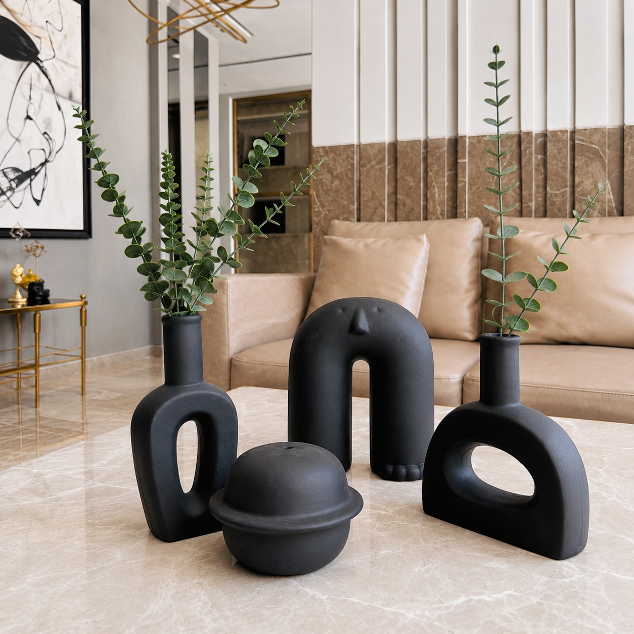 Styling Edit (Set of 4 Vases)