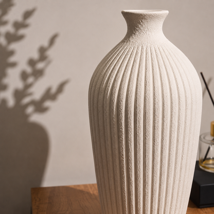 Rustique Ribbed Vase