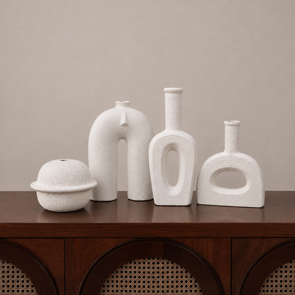 The White Edit (Set of 11 Vases)