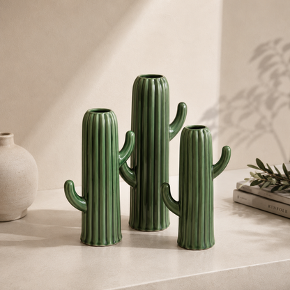 Cactus Vase Set (Set of 3)