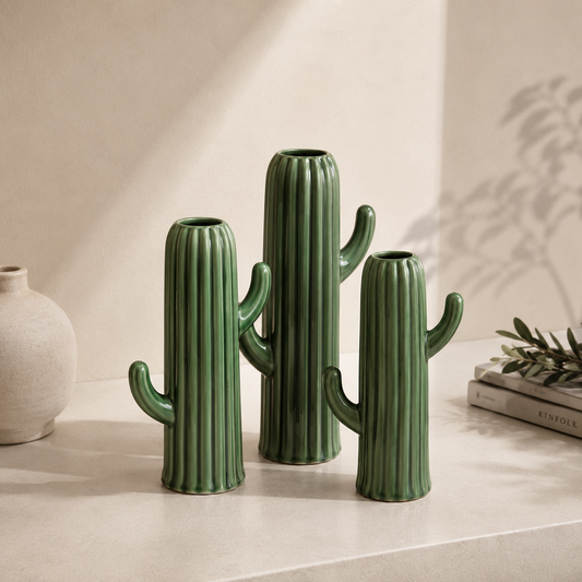 Cactus Vase Set (Set of 3)