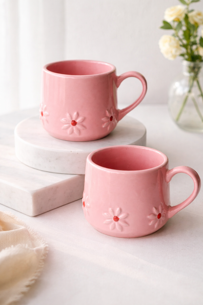 Blush Daisy Love Mug