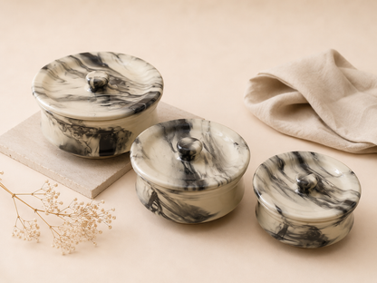 Salt & Pepper Casseroles (Set of 3)