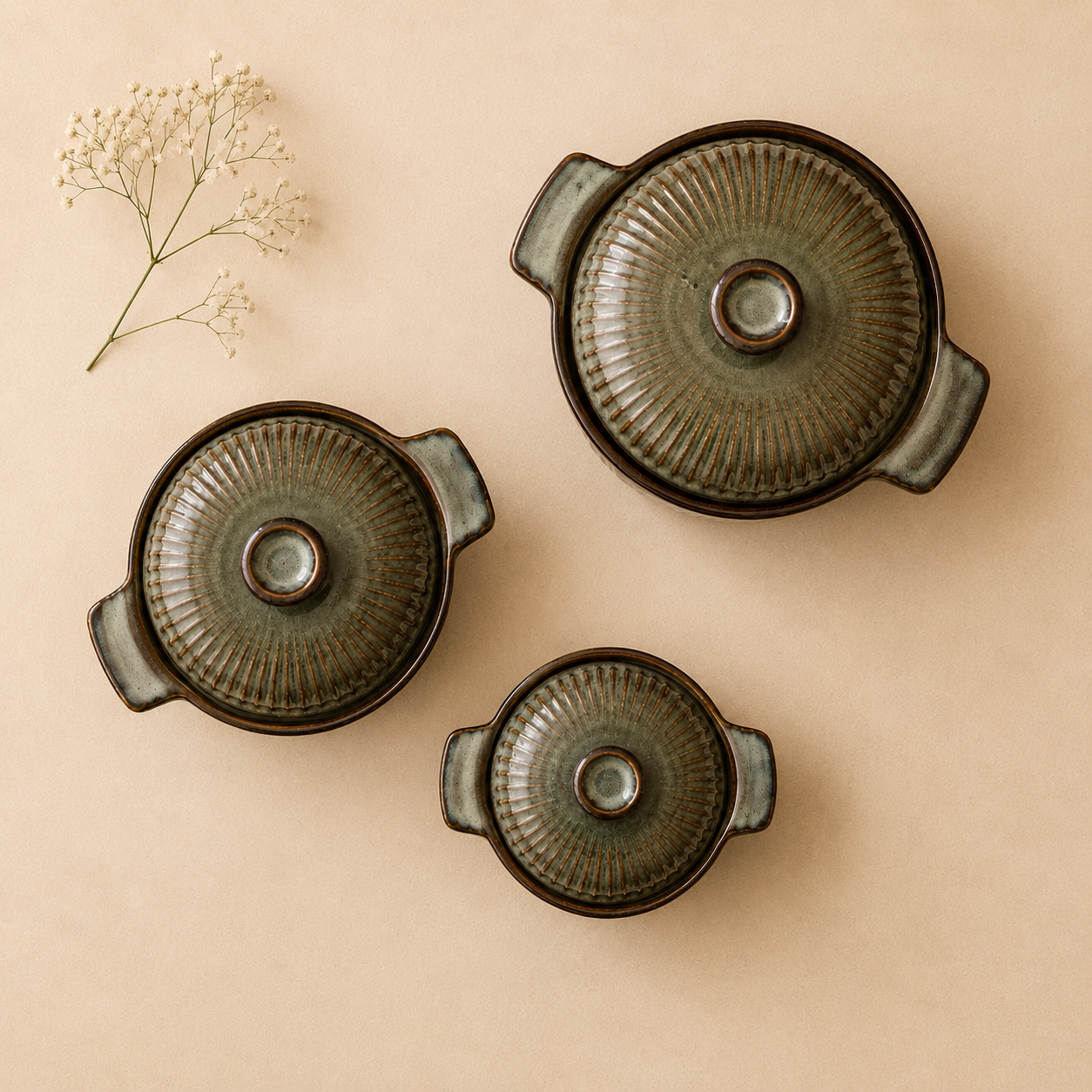 The Olivia Casserole Set (Set of 3)