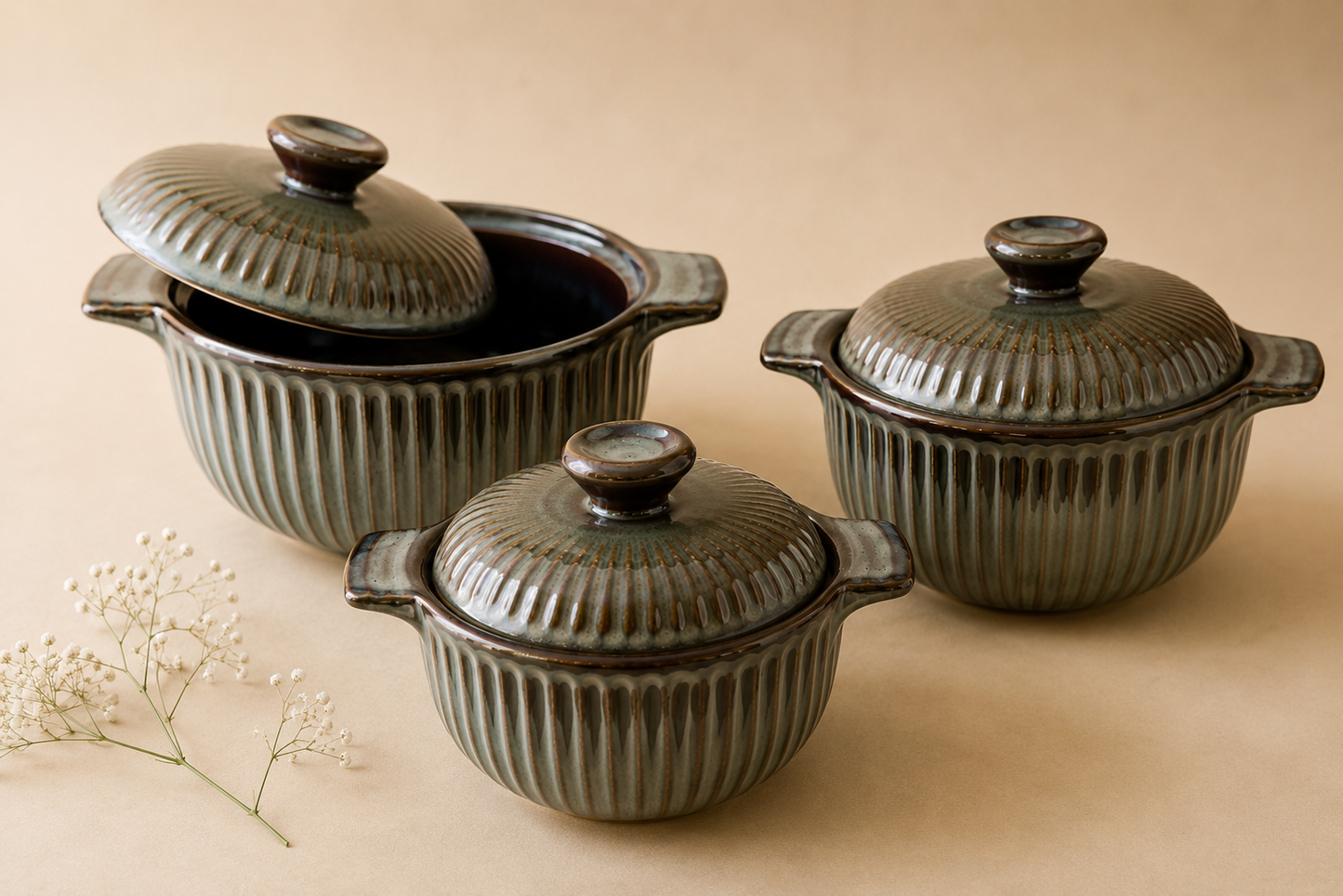 The Olivia Casserole Set (Set of 3)