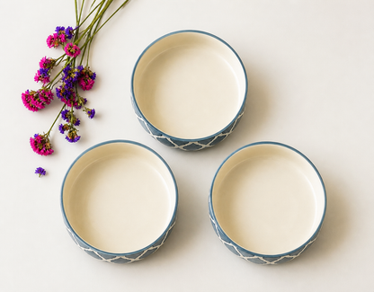 Vintage Flat Bowl Set — A Modern Classi