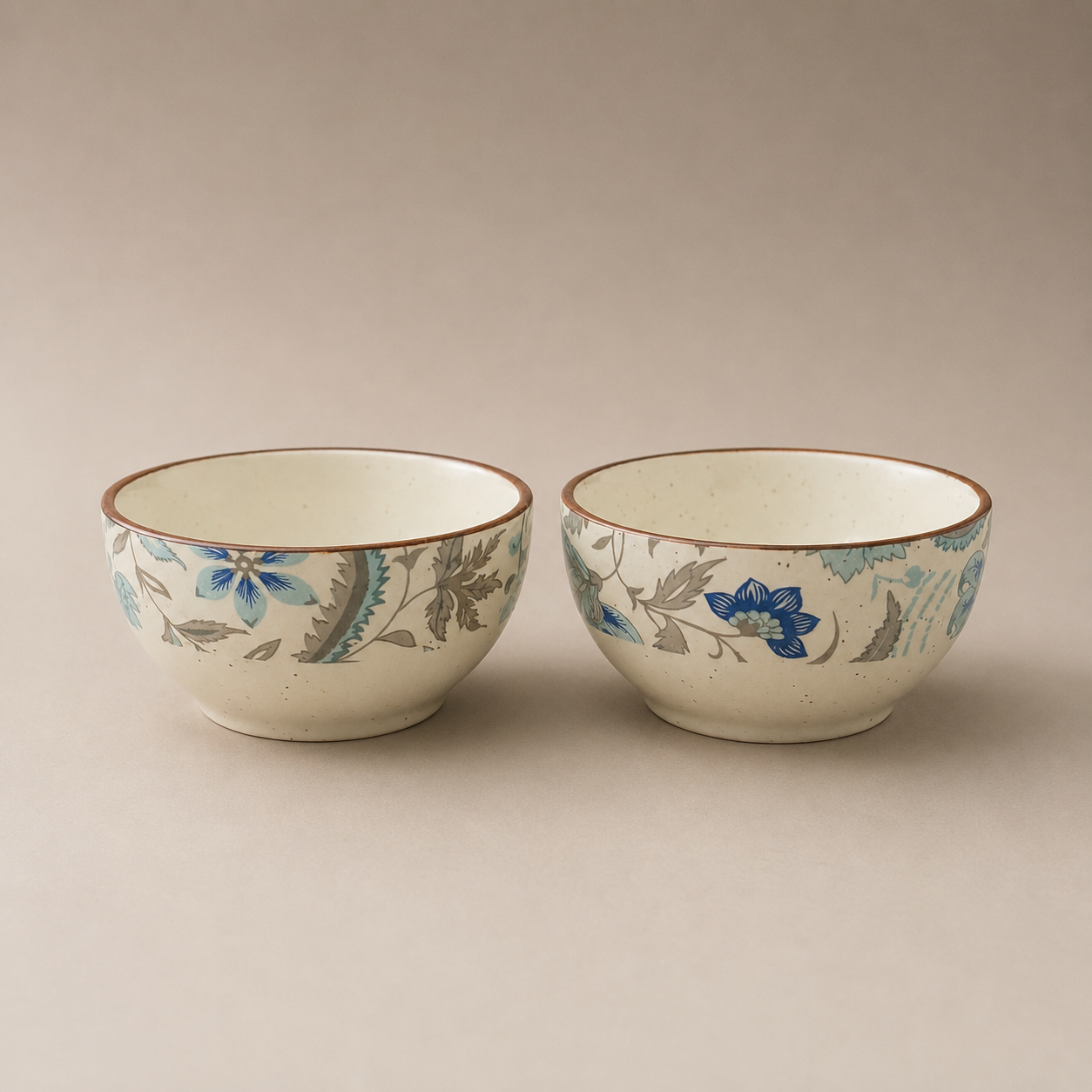 Bleu Florale Sweet Bowls – Set of 2