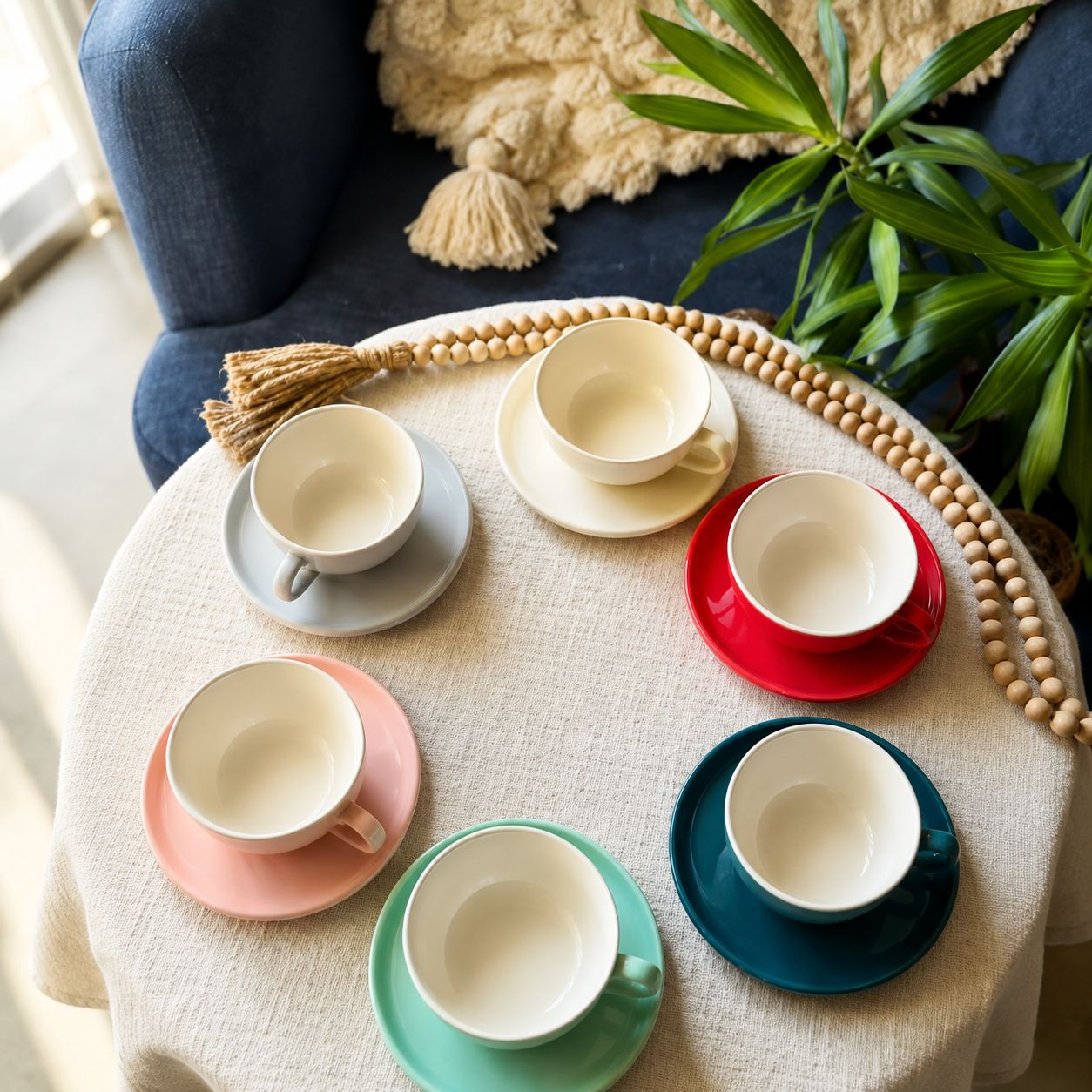 The Vibrante Latte Cup & Saucer Collection (320 ml)
