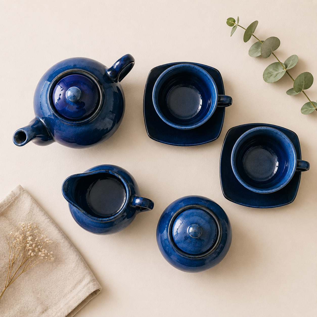 Midnight Azure™ Signature Tea Set (7-Piece Collection)