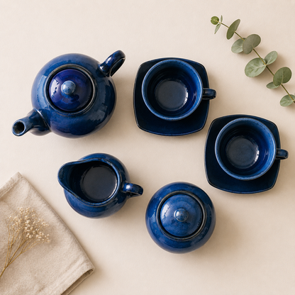 Midnight Azure™ Signature Tea Set (7-Piece Collection)