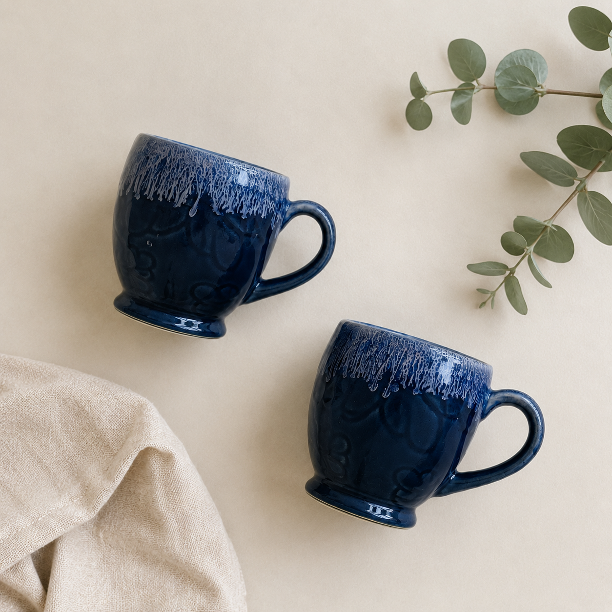 Midnight Bleu Cascade Mugs