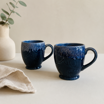 Midnight Bleu Cascade Mugs