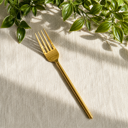 Gold Glossy Cutlery Set