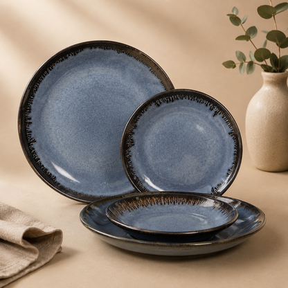 The Blue Atelier™ Dinner & Quarter Plate Set