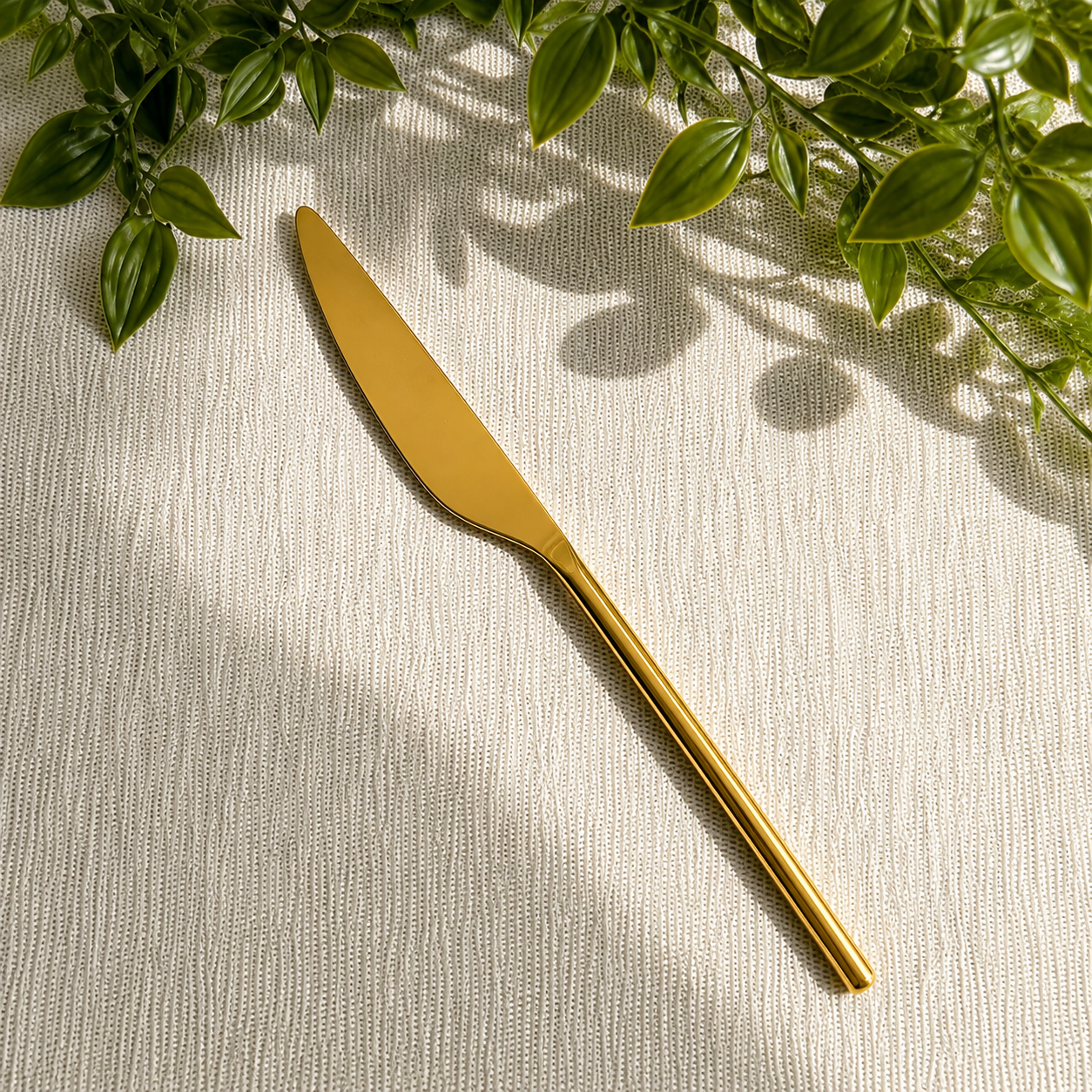 Gold Glossy Cutlery Set