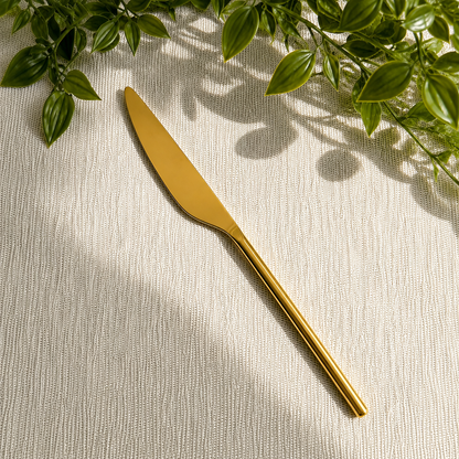 Gold Glossy Cutlery Set