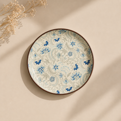 Bleu Floral Plate (8 inch)