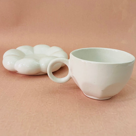The Blossom Tea Cup - White