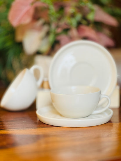 The Blanche Cappucino Cup & Saucer Set (240ml)
