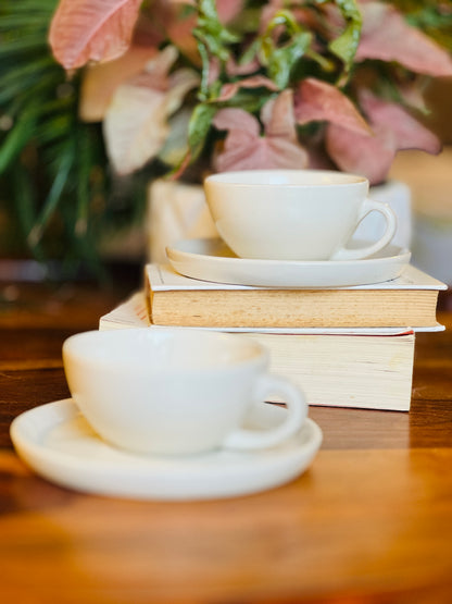 The Blanche Cappucino Cup & Saucer Set (240ml)