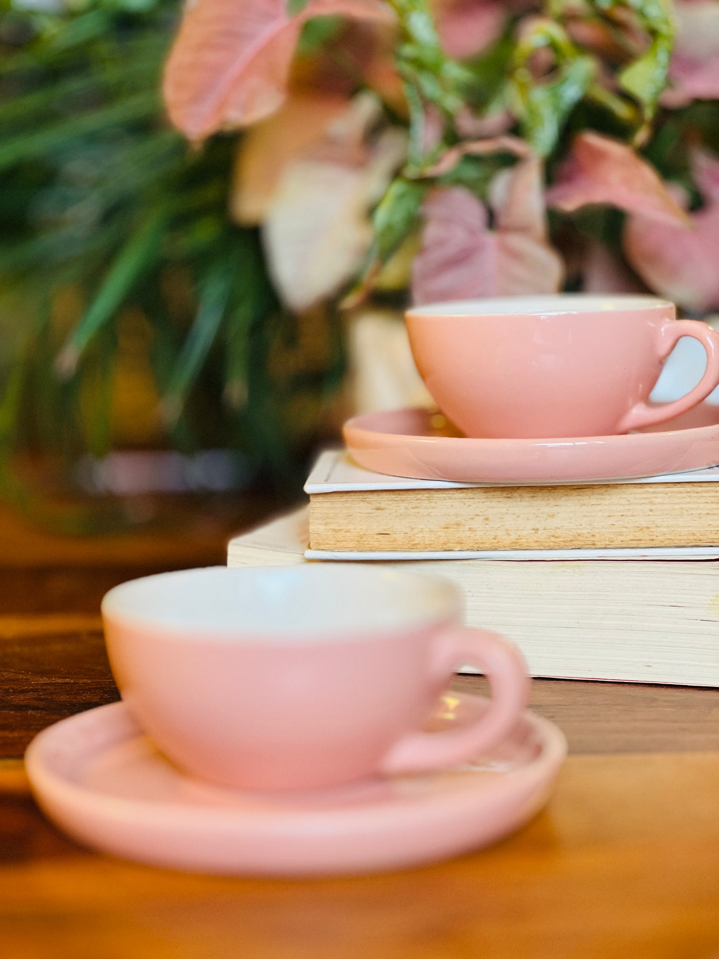 The Blush Pink Cappucino Cup & Saucer Set