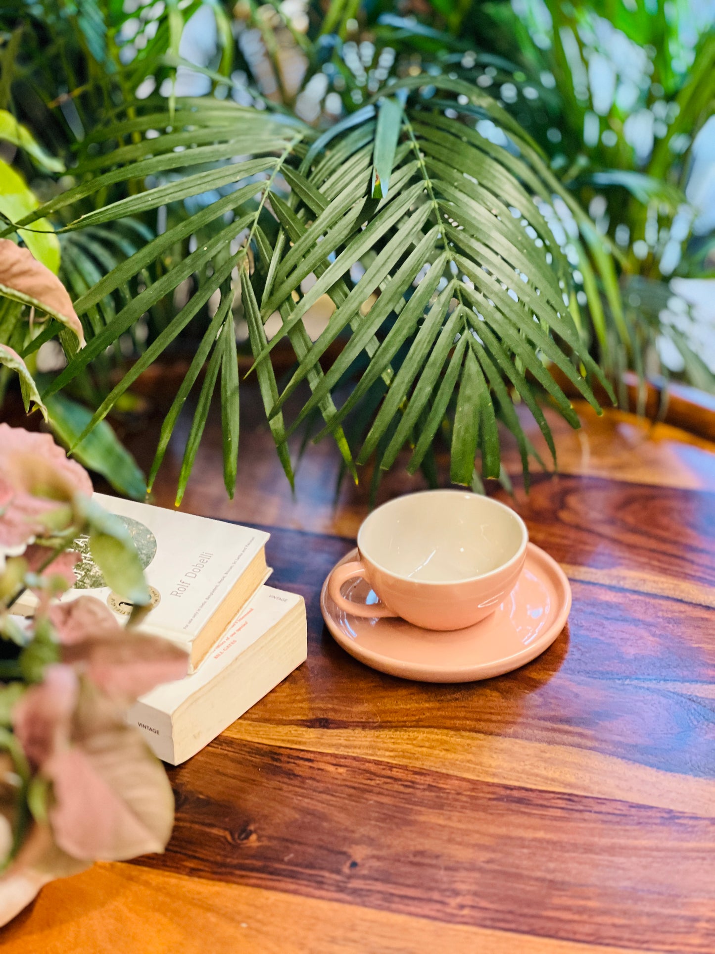The Blush Pink Cappucino Cup & Saucer Set