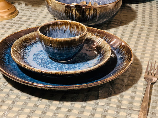 Midnight Aura Dinner Set (Set For 6)