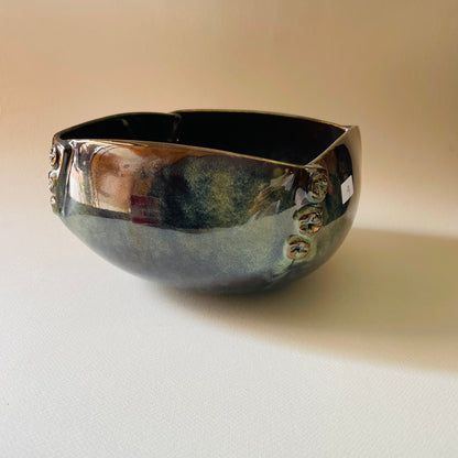 Tuscan Twilight Button Bowl