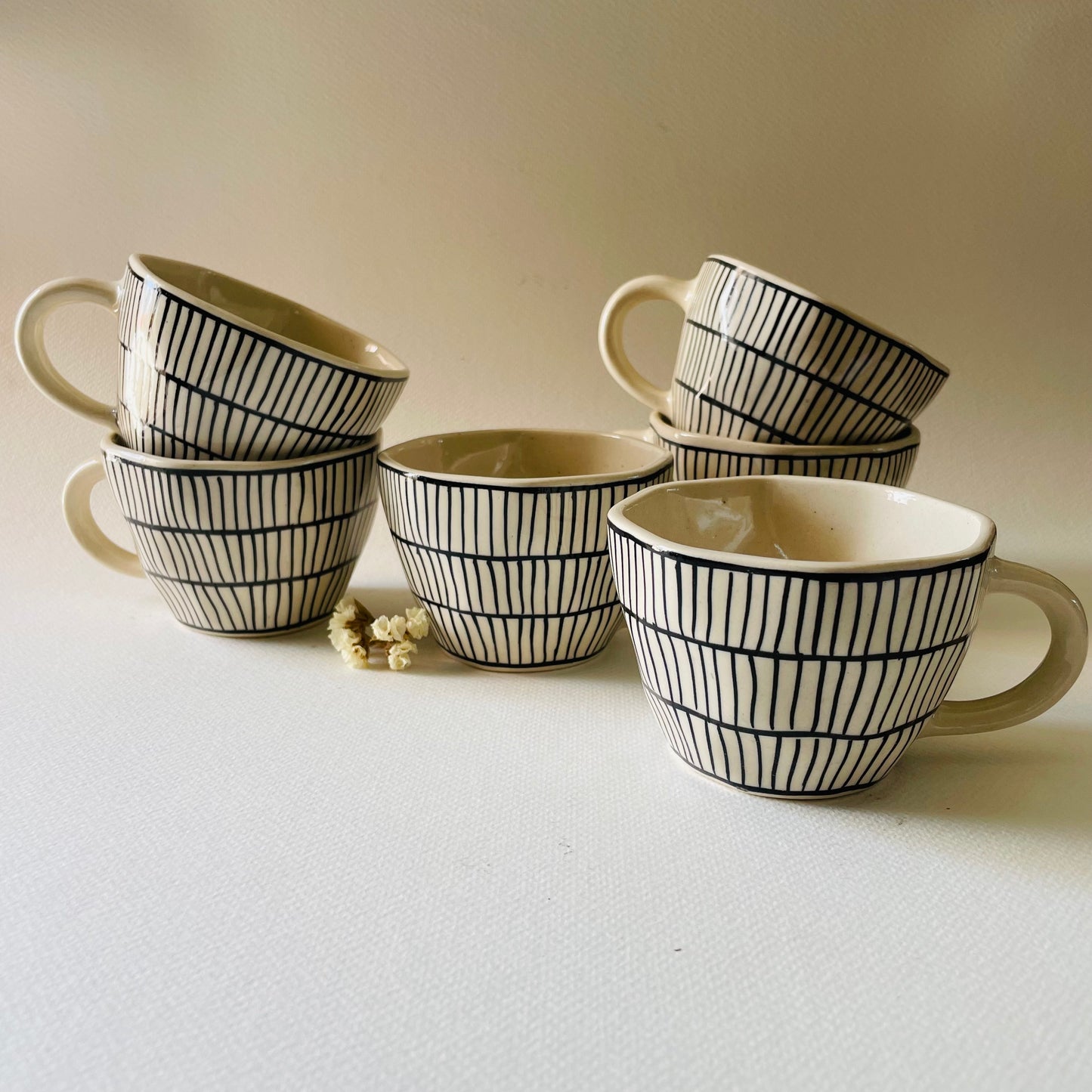 The Black Striped Cup