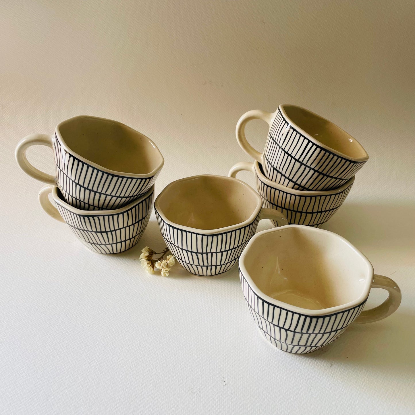 The Black Striped Cup