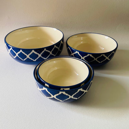 Bleu Bowl Set (Set of 4)