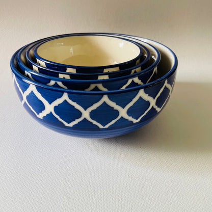 Bleu Bowl Set (Set of 4)