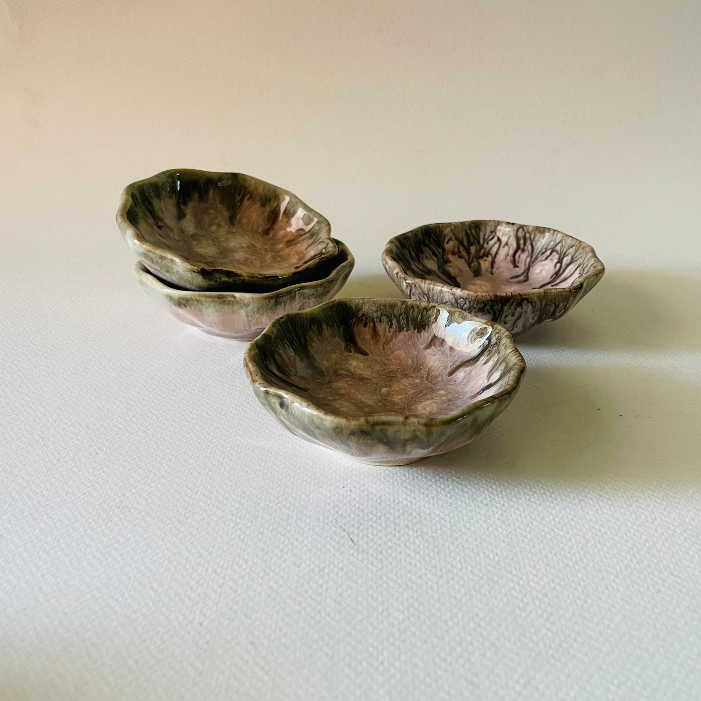 Roseate Dip Bowls (Set of 4)