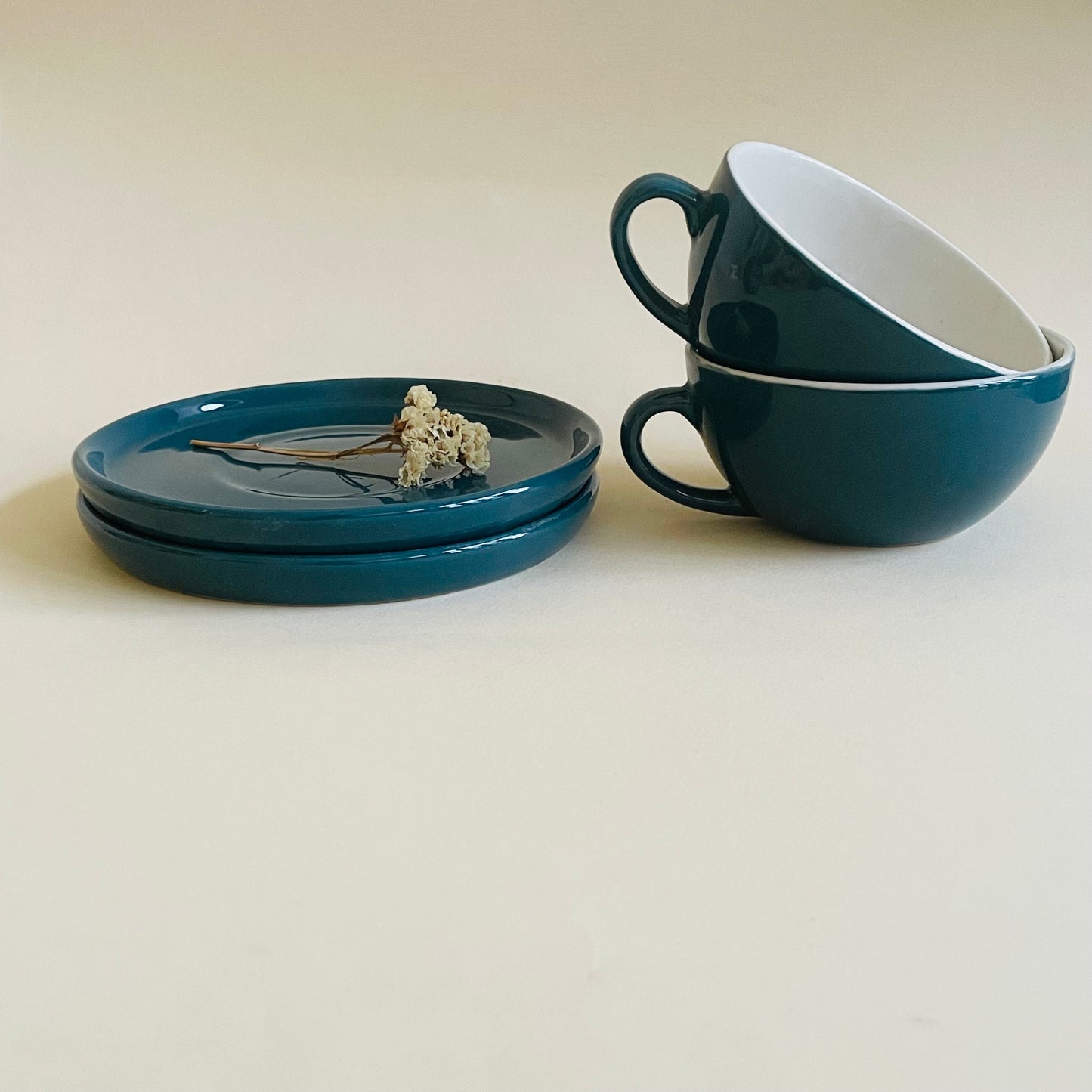Viridi Latte Cup & Saucer Set (320ml)