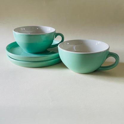 Verdant Sip Latte Cup & Saucer Set (320ml)