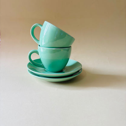 Aqua Serenity Cup & Saucer Set (180 ml)