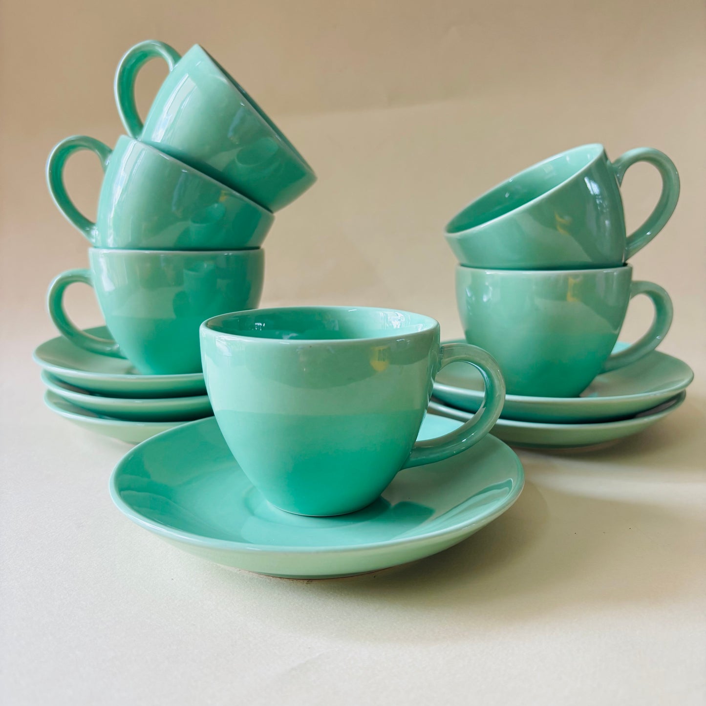 Aqua Serenity Cup & Saucer Set (180 ml)