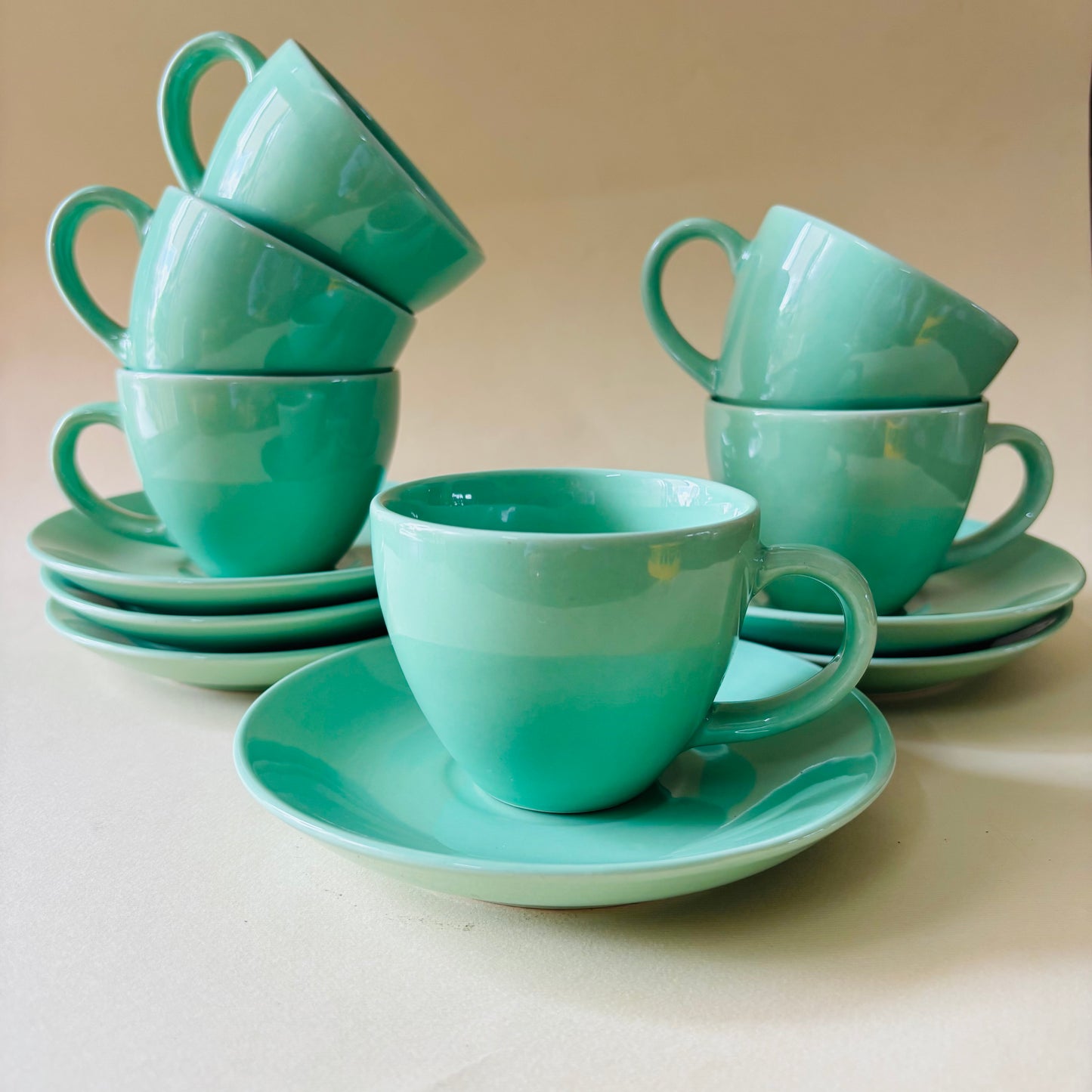 Aqua Serenity Cup & Saucer Set (180 ml)