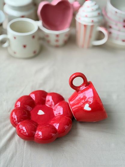 Love Bloom Mug & Saucer Set