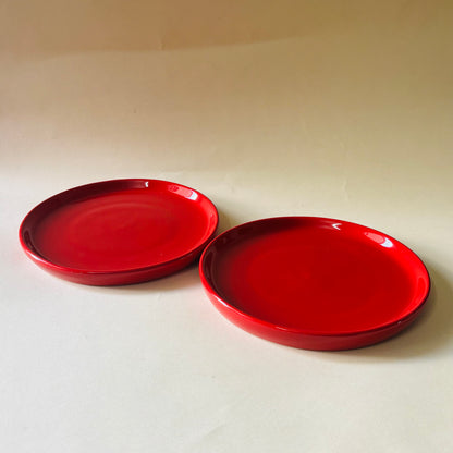 Rojo Sangre Snack Plates
